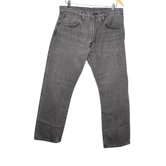 Levi's Premium
551 Z AUTHENTIC STRAIGHT FIT MEN'S JEANS 34 32 Grey like new - Picture 3 of 9